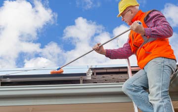 Cwmynyscoy soft wash roof cleaning